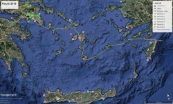 Einweg von Rhodos nach Athen
